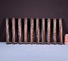 Set Of Ten 12  French Antique Solid Oak Wood Gothic Posts pillars columns