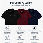 Men s Polo Shirt Golf Sports Plain Casual New Cotton Jersey T Shirt Short Sleeve