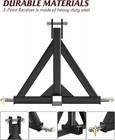 3-point Trailer Hitch Receiver 2  Adapter For Compact Tractor Kubota Bx Yanmar