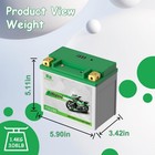 Motorcycle Battery Ytx12-bs   Lithium Powersports Battery 12 8v 6ah    Fast Ship