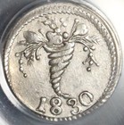 1830 Pcgs Au Det Venezuela 1 4 Real Caracas Silver Coin  21062701c 