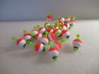 24   75  Fishing Bobbers Small Round Floats Weighted Foam Snap On Float Choice