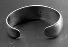 Taxco Mexico Smooth Sterling Silver 925 Cuff Bracelet Signed-37 2 Grams-signed