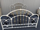 67985 Elegant King Size Brass And Iron Bed Frame By Elliott Designs