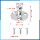 2 Set 10mm Car Ball Studs Mounting Brackets For Gas Struts Shocks W  Screw