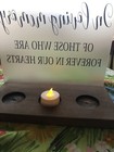Wedding In Loving Memory Sign To Honor Loved Ones Deceased W wooden Stand 