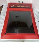 Vintage Budweiser Illuminated  Menu Board 21   x28   