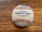 Jeremy Pena Astros Game Used Single Baseball 5 12 2025 Vs Royals Logo Hit  489