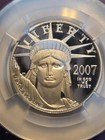 Top Pop       2007 W Eagle Platinum  50 Pf 70 Ultra Cameo 1 2 Oz   9995 Ngc Cert  