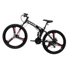 New 26in 21-speed Foldable Mountain Bike Dual Suspension High Carbon Steel