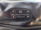 Six Pack Fitness Travel Fit Meal Prep Gym Bag Black Insulated 4 Containers 15l