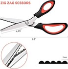 Pinking Shears Fabric Scissors  Zig Zag 7mm Scalloped Decorative Craft Edge