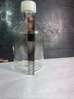 Vtg Antique Glass Medical Laboratory Pyrex Apothecary Bottle Jar No Stopper