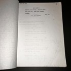 Roc 1992 Tv Script Car Wars S2 E2 Original Notes Drawings Shooting Draft Coa