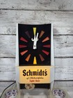Vtg Schmidt s Of Philadelphia Light Beer Pendulum Lighted Clock 1969 Bar Room