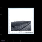 Old Vintage Square Photo Rural Country Scene Farm Barn Dirt Road 1956 Picture