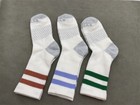 Brand New Bombas Honeycomb Women s Calf Sock Size M Orange blue green 3 Pairs