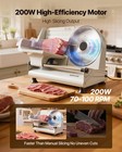 Vevor Electric Meat Slicer With Two 8 6  Blades   0-0 6  Adjustable Thickness