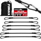 Bungee Cords With Carabiner Hooks  6 Pack Heavy Duty Long 6pcs 24 40 60inch