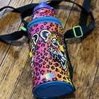 Vintage Rare Lisa Frank Hunter The Cheetah Water Bottle Holder And Lisa Bottle