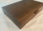 Naken Mcgraw  Silverware Wooden Storage Box Deco Flatware Mcm Chest Rehabbed 