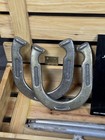 Eddie Bauer Throwing Horseshoes Set With Wooden Crate Complete