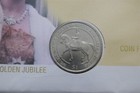               British Virgin Islands 2002 Dollar Gold Jubilee Coin Cover B78  165