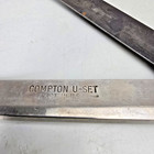 Compton U Set 88u-14 Inlaid 14  In Scissors Shears Dressmaker Seamstress Vintage