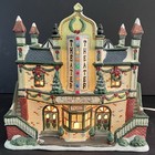 Mervyn   s Village Square Movie Theater Christmas 2002 Lighted W  Original Box Vtg