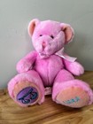 Russ Berrie Libra Zodiac Teddy Bear Pink Plush 8    Vintage 1990   s