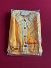 1977  Mcdonald s  Employee  yellow  Uniform Shirt   scarce   Vintage  Size Large