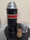 Vintage Thermos Bottle 1 2 Pint Size Model 87 1 2 With Original Cup 