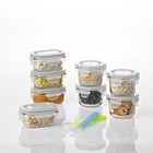Glasslock Homemade Baby Food Bpa Free Glass Storage Containers 18 Piece Set