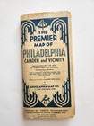 Vintage 1940s Fold Out Map Of Philadelphia Large Format Neat Graphics 45 X 35 In