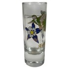 Arkansas Souvenir Shot Glass Bud Vase 4  Hummingbird Loblolly Pine Apple Blossom