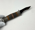 Vintage Hand Forged Stacked Leather Fixed Blade Hunting Knife 3in Blade Cn1718