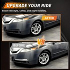 2x Smoked Lens Front Bumper Parking Turn Signal Lights For 2009-2011 Acura Tl