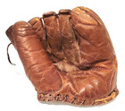 Vintage Jc Higgins Leather Baseball Gove   1686 Bob Feller Baseball Glove