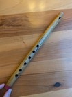 Vintage Mid-century Bamboo Fipple Flute Whistle - 47g Drum Kit Sound Effect Trap