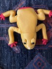 New Tree Frog Full Body Hand Puppet Plush Soft Toy Yellow Toad Animal