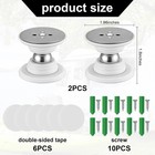 Heavy-duty Magnetic Rv Door Holder Baggage Catch Latch For To White