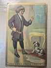Vintage Rare Post Card With One Cent  1909 Ben Franklin Stamp  Not Cancelled        