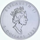 1995 Canada 5 Dollars Silver Maple Leaf 1 Oz Silver Bu
