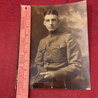 World War I Portrait Photo Us Army Wwi Military Soldier 8 x10  Original Antique