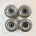 54mm Spitfire Skateboard Wheels W  Bones Swiss Bearings - Lightly Used 