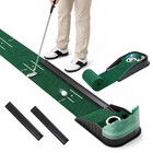 Putting Green Indoor Mat Outdoor Golf Putting Mat With Automatic Ball Return