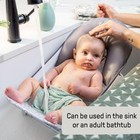 Ingenuity Foldaway 2-position Baby Bath Seat  Adjustable Support Gray Swirls 