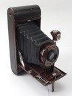 Vintage 1930 Kodak No  2a Folding Rainbow Hawkeye Special Camera Maroon - Rare 