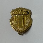 Vintage France Shield Gold-tone Travel Souvenir Lapel Pin  p25 