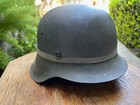 Ww2 German Helmet Band For Camouflage -black- Shows Some Age
